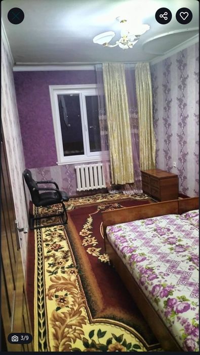 Arenda Yunusobod 13. 2xona  450ye