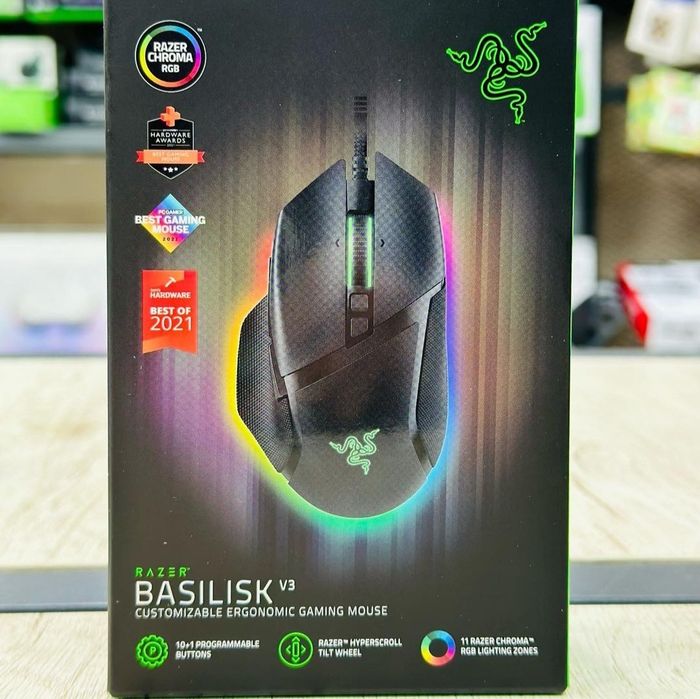 Razer Basilisk V3 RGB  Проводная мышка/мышь (DPI 26K)