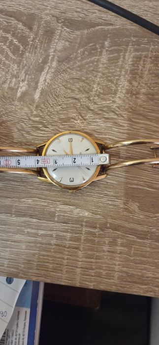 Златен дамски часовник 18к +14к
