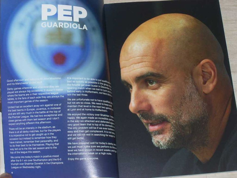 Манчестър Сити оригинални английски футболни програми 2012, 2013, 2018