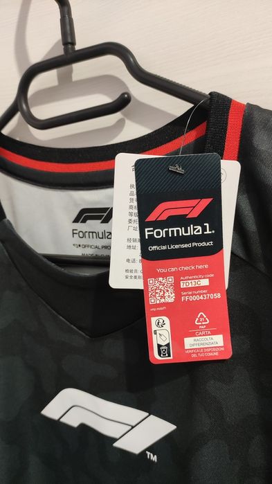 Нова Мъжка фланелка на Formula 1 L size