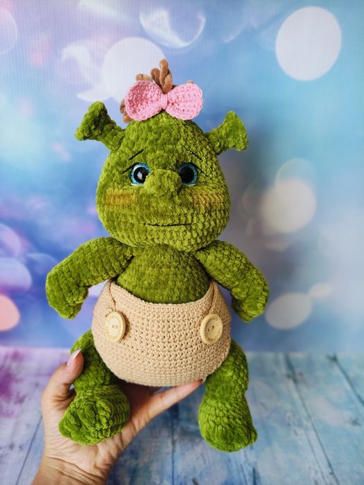 Фелиция огрик, вязаная игрушка