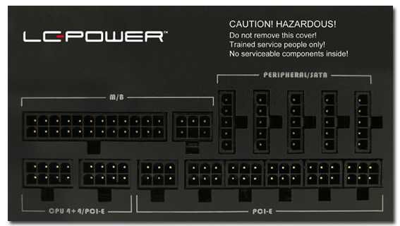 Компютърно захранване LC Power LC1000 v2.4 (Platinum Series)