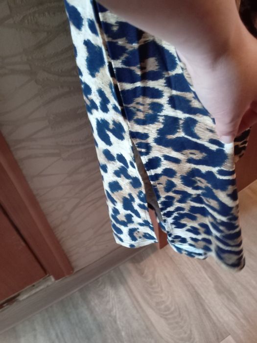 Платье леопард 50,52размер