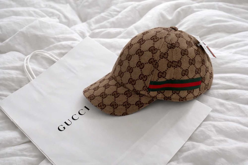 гучи шапка с козирка унисекс gucci нова