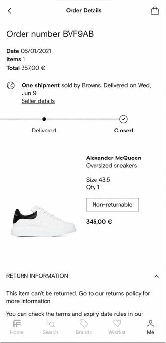 Adidasi Alexander Mcqueen 44