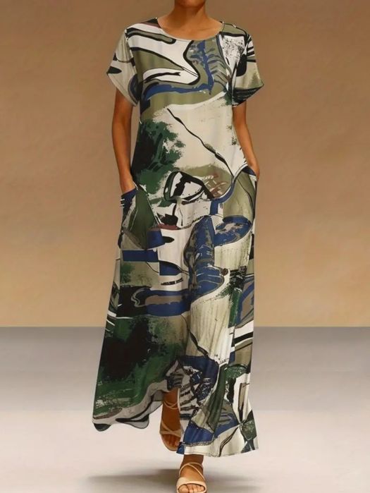 Платье женское летнее шёлковое 46-48