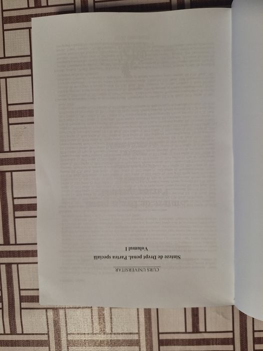 Sinteze de drept penal. Partea generala (vol. I), Mihail Udroiu