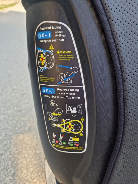 Chipolino Techno 360 детско столче за кола 0-36kg ISOFIX