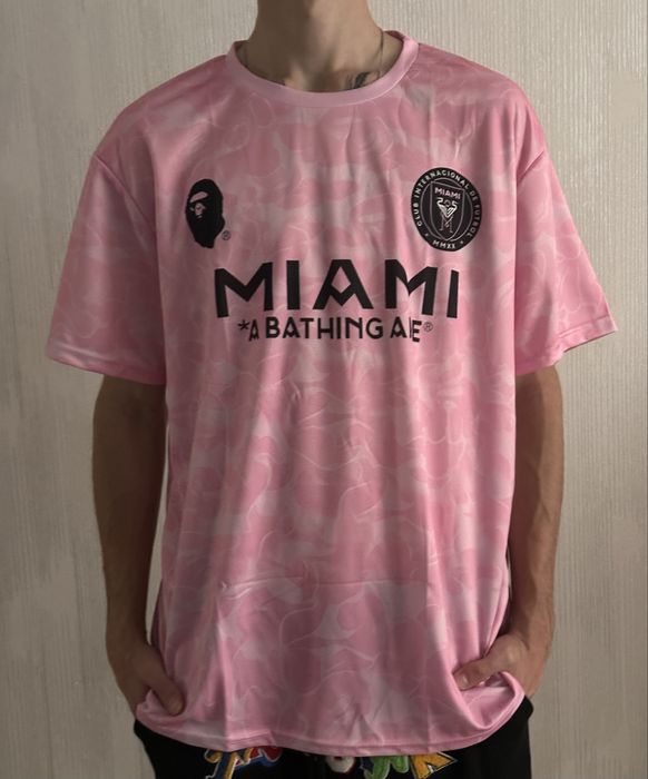 Футболка Bape Miami Розовая