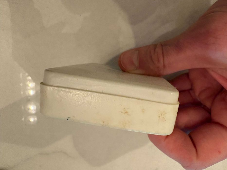 Cutie plastic petece bicicleta Rhenania Standard anii 60 vintage