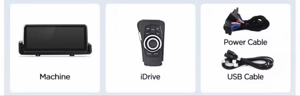 Navigatie  BMW seria 1 3 X1 E90 E91 E92 E93 E84 E87 E81 E82 E88 CIC CCC NBT | Apple CarPlay Wireless | Android Auto | GPS | Bluetooth | Multimedia