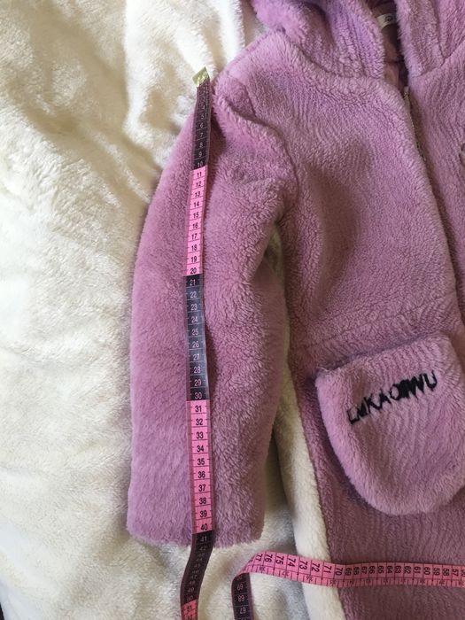 Шуба детская теплая