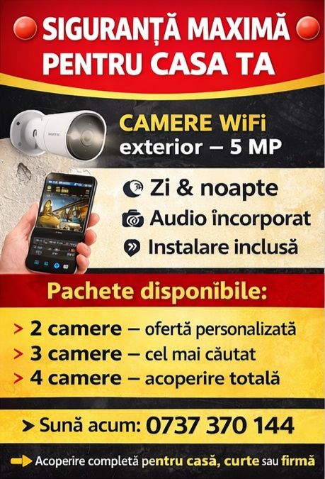 Instalez camere de supraveghere,sisteme antiefractie/Mentenanta pc.