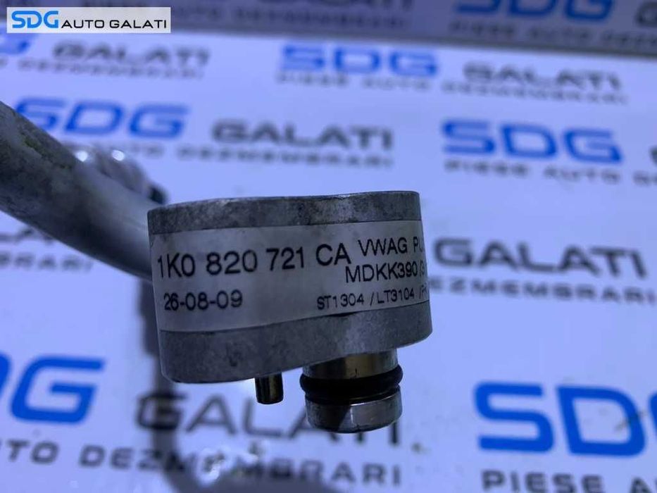Conducta Teava cu Senzor AC Clima Climatronic VW Golf 6 2.0 TDI CBDA CBDB CFHC 2008 - 2014 Cod 1K0820721CA 1K0959126A [D0359]
