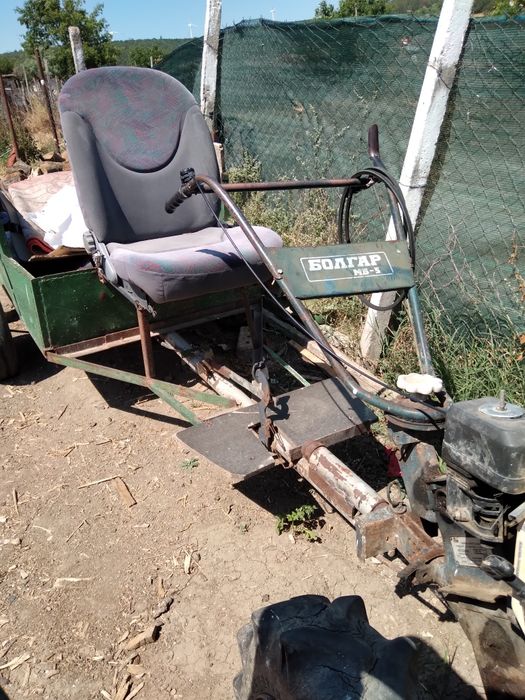 Мотофреза с ремарке