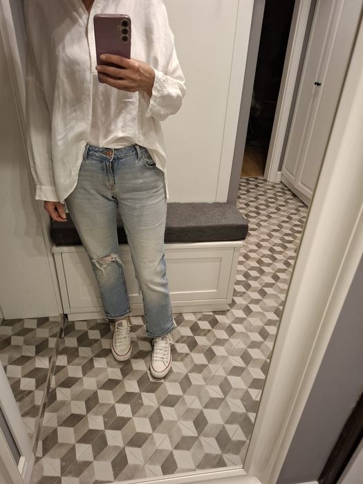 Дамски дънки Zara + подарък черни