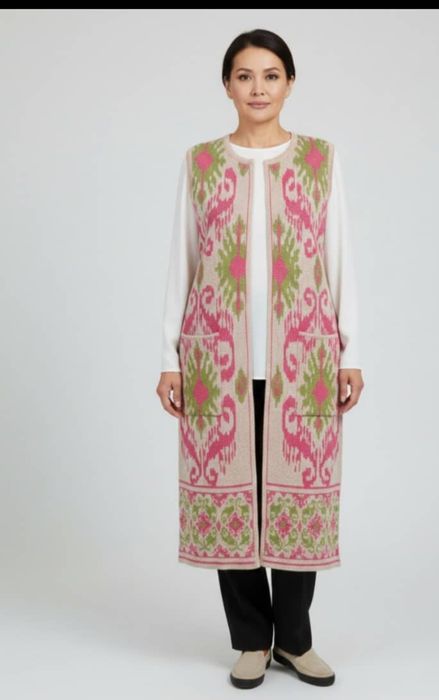 Kardigan to'qima adras nusxa bahorgi mavsumga