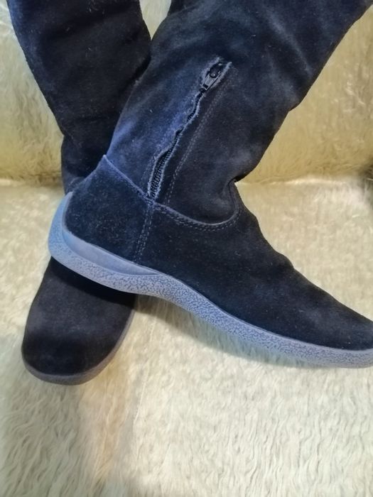 Дамски ботуши /ест. велур