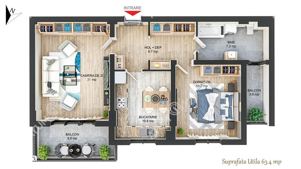 Apartament – Sibiu - Vedere 5