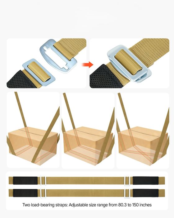 Въжета за вдигане на тежки мебели и бяла техника