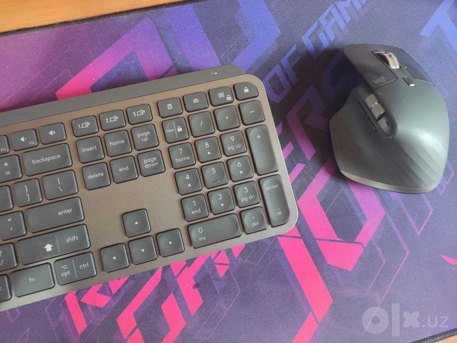 Logitech Клавиатура mx keys и мышка mx master 3