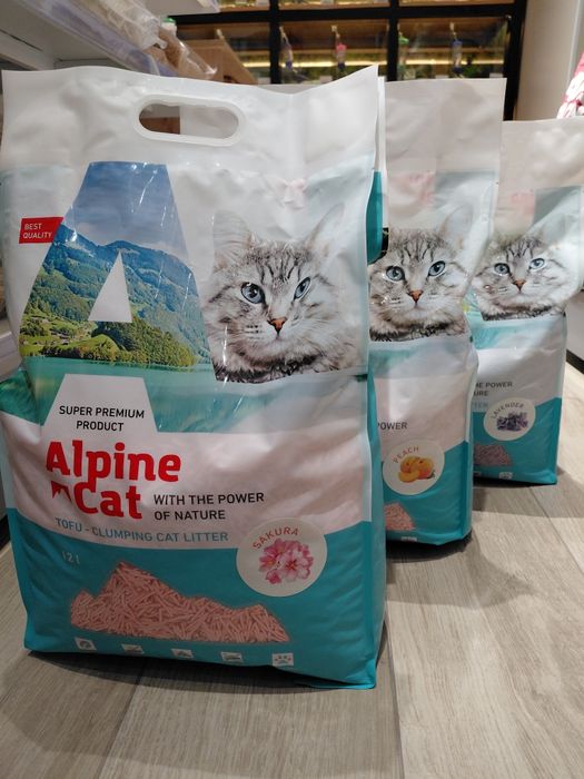 Наполнитель тофу Альпен Кэт