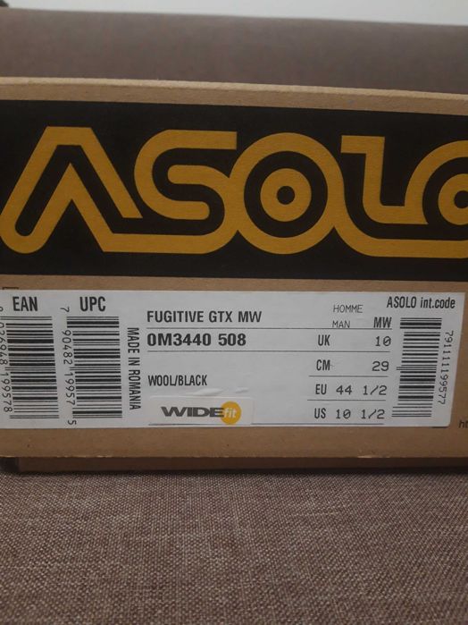 Ботинки Asolo Fugitive GTX Wide