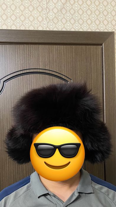 Шапка ушанка с мехом