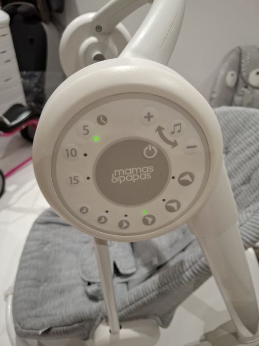 Mamas & Papas - Бебешкa люлка Starlite Swing Grey Melange