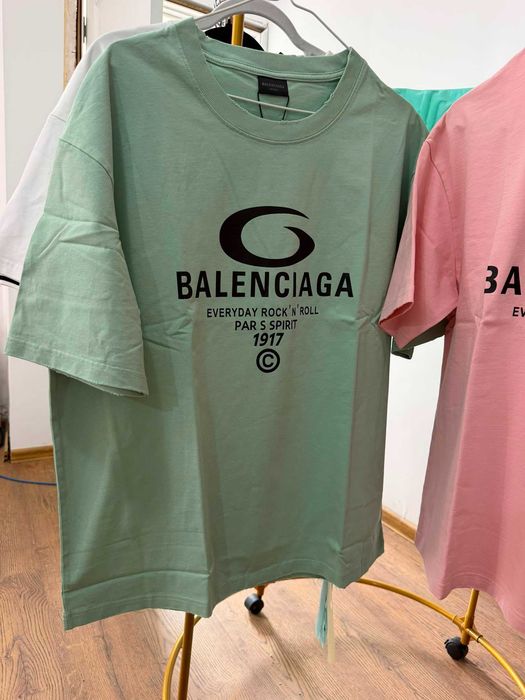 Tricou Balenciaga verde marimea L