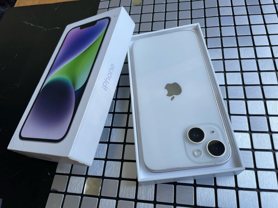 iPhone 14 White 128Gb impecabil
