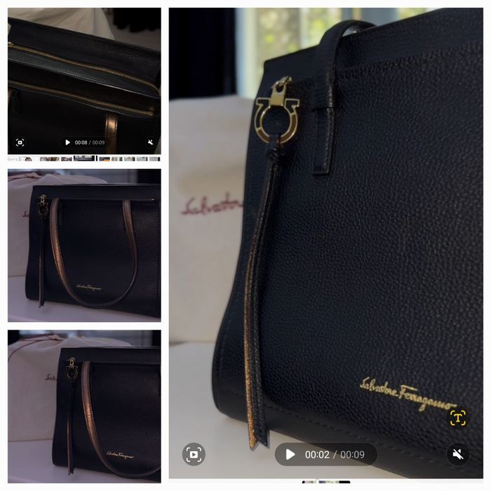 Сумка. Оригинал! Бренд ' FERRAGAMO"  Италия.  Натуральная кожа!