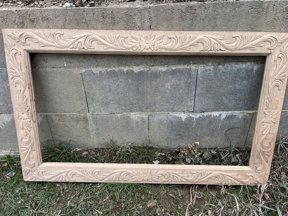 Vand rama tablou din lemn masiv, fag