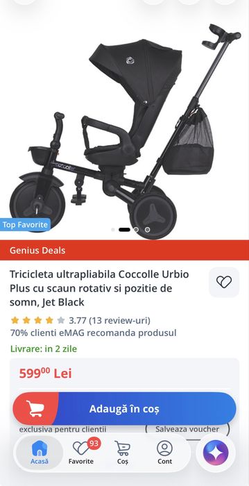 Tricicleta Coccolle