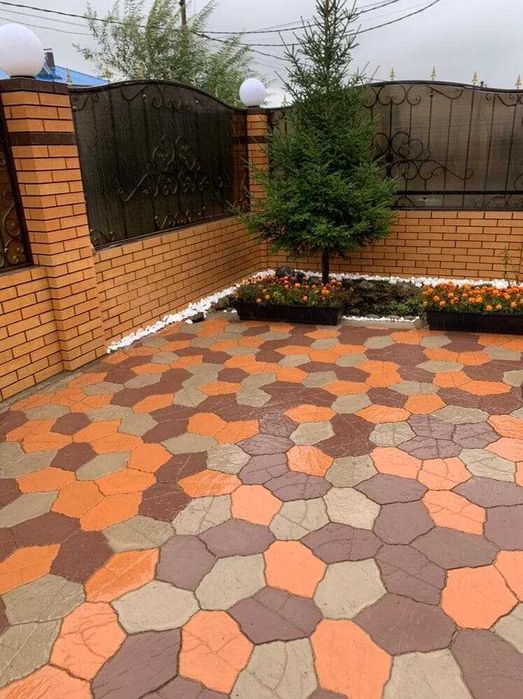 Брусчатка, плитка тротуарная. Поребрики