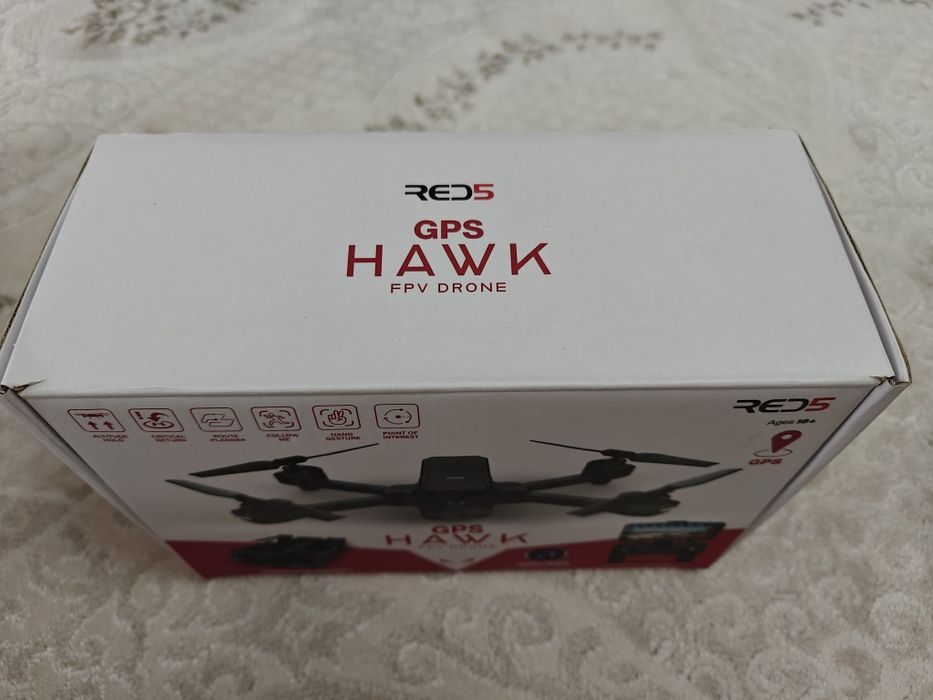 Vand drona HAWK FPV Red 5