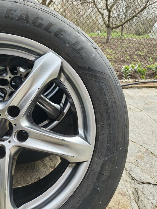 Перфектни 235/60/18 GOODYEAR - над 6мм летни гуми, Джанти  AEZ - 5/112