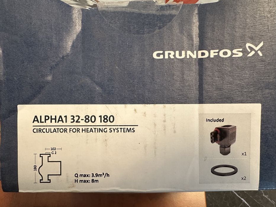 Циркулационна помпа Grundfos ALPHA1 32-80 180