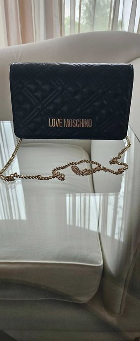 Черна чанта Moschino