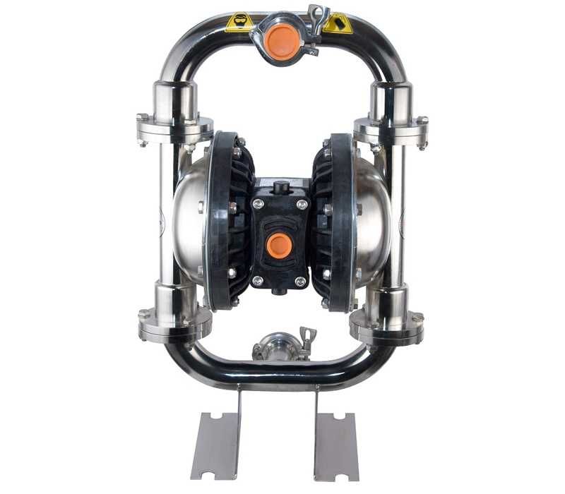 Химический, Гигиенический, мембранный насос из нержавеющий стали