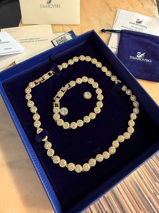 Set Bijuterii Angelic Swarovski Rose-Gold//Premium