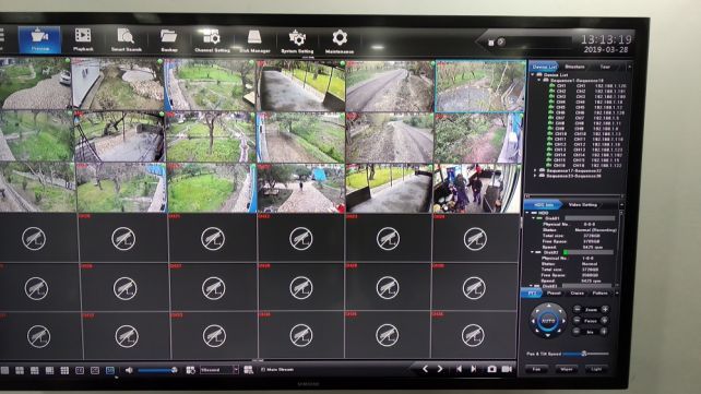 Установка камер видеонаблюдения