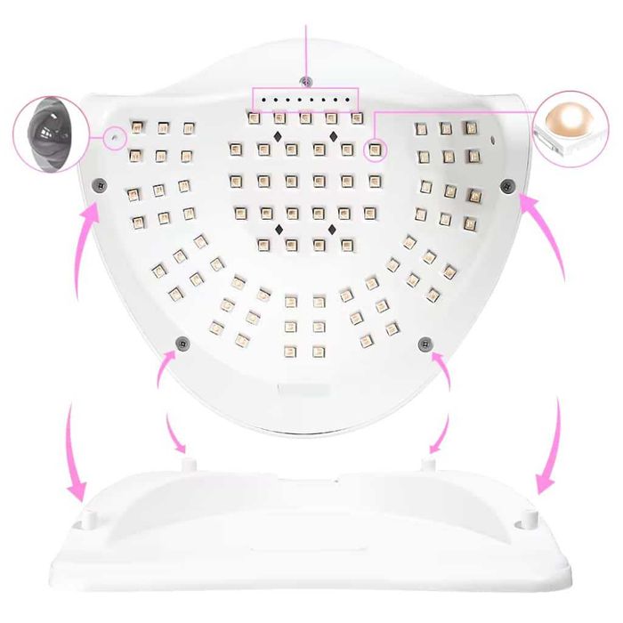 УВ/ЛЕД лампа “Sun X26 Max“ – 81 розови диода 380W