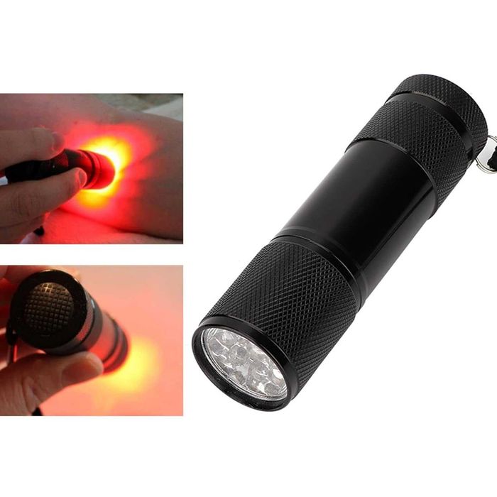 Lanterna 9 Leduri pentru vizualizare vene 625nm. Nou ambalata!