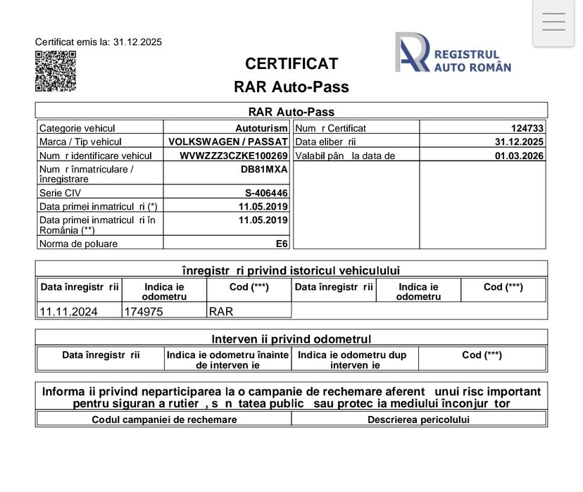 Passat B8      08. 2019