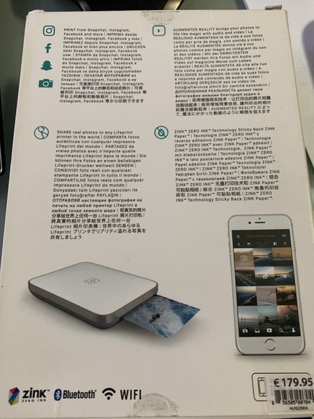 Lifeprint 3x4.5â€ imprimanta foto iphone 11 12 noua sigilata