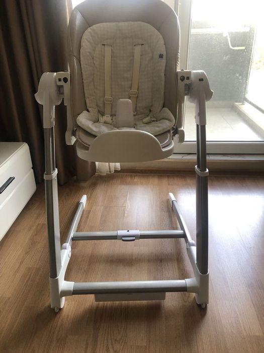 Бебешка люлка-столче за хранене Kikka Boo Prima 3в1 Beige