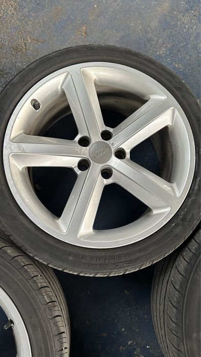Jante cu anvelope 18 sline audi a4 b8 a5 a6 a7 ET 29