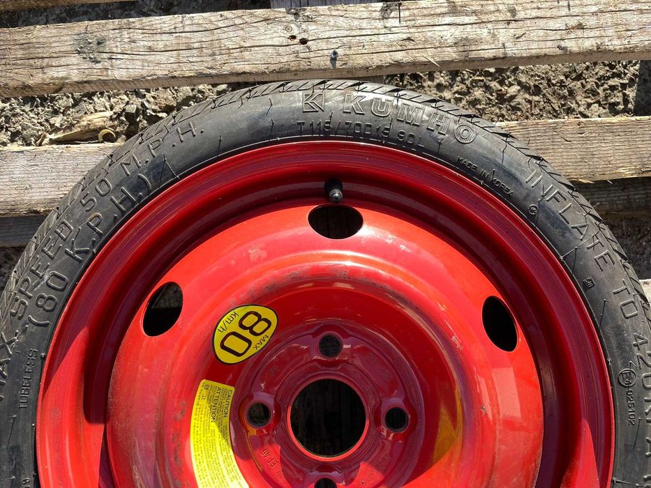 15 резервна джанта патерица 4х100 Hyundai I20 115/70/15